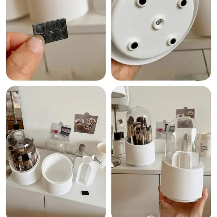 Covered Round Brush Holder