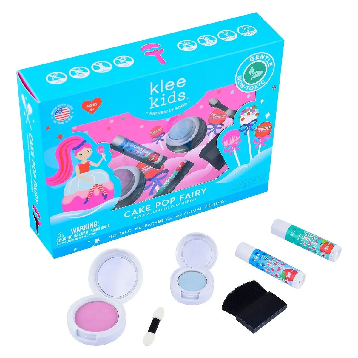 Cupcake Kisses Fairy - Klee Kids Deluxe Makeup Kit