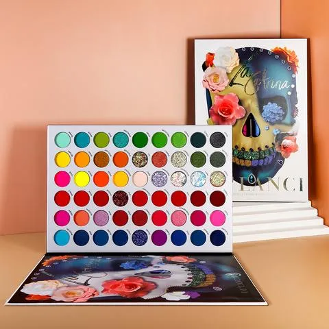 De'lanci La Catrina 54 Colors EyeShadow   Beili 20 Pcs Makeup Brushes (Combo of 2)