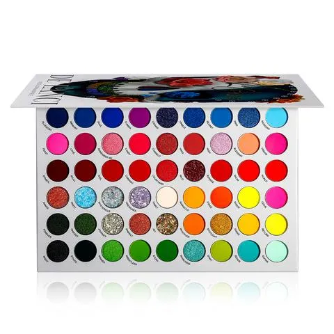 De'lanci La Catrina 54 Colors EyeShadow   Beili 20 Pcs Makeup Brushes (Combo of 2)