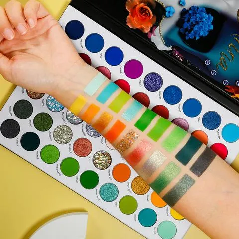 De'lanci La Catrina 54 Colors EyeShadow   Beili 20 Pcs Makeup Brushes (Combo of 2)