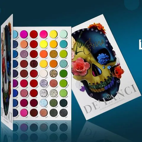 De'lanci La Catrina 54 Colors EyeShadow   Beili 20 Pcs Makeup Brushes (Combo of 2)