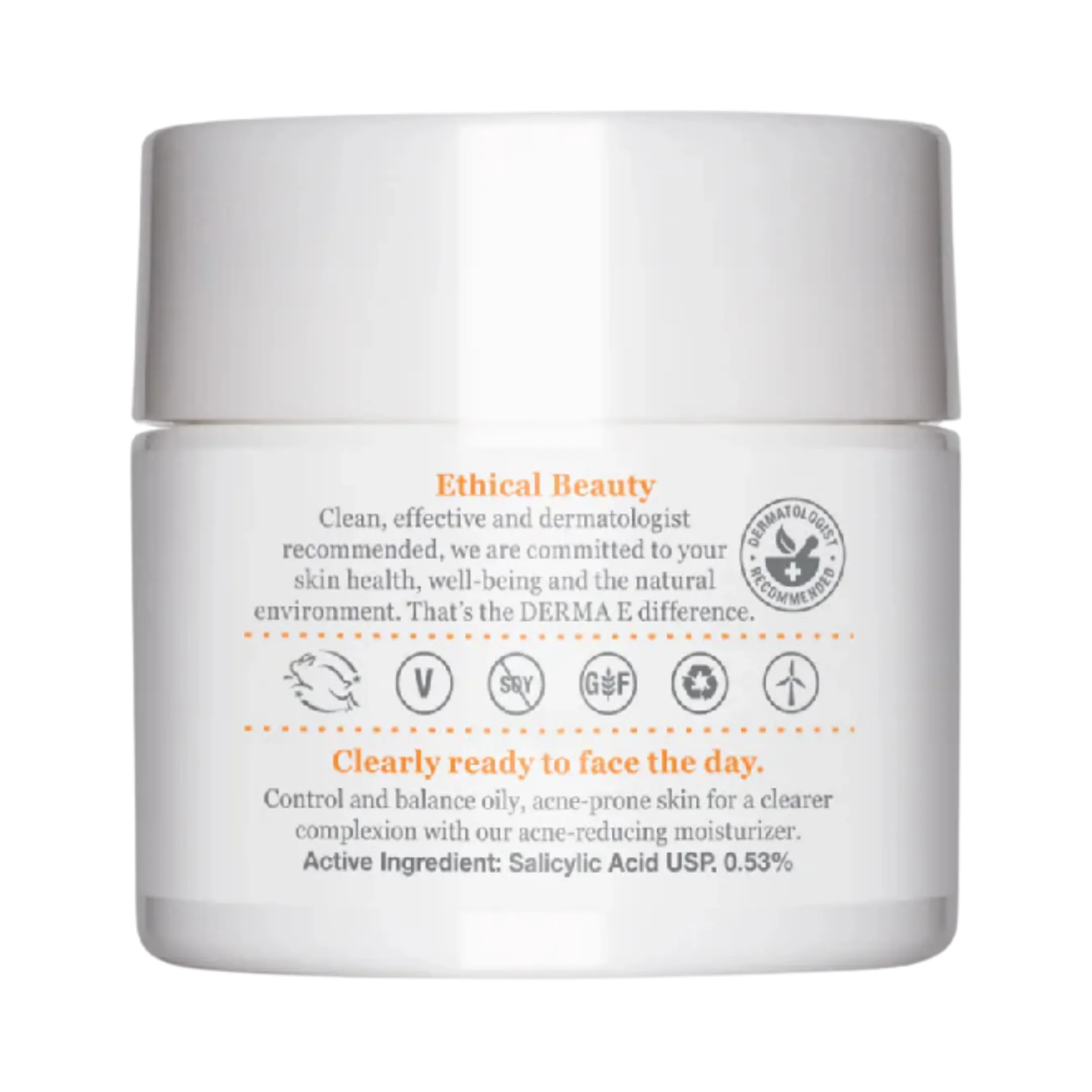 Derma E, Acne Oil-Control Matte Moisturizer, 2 Oz