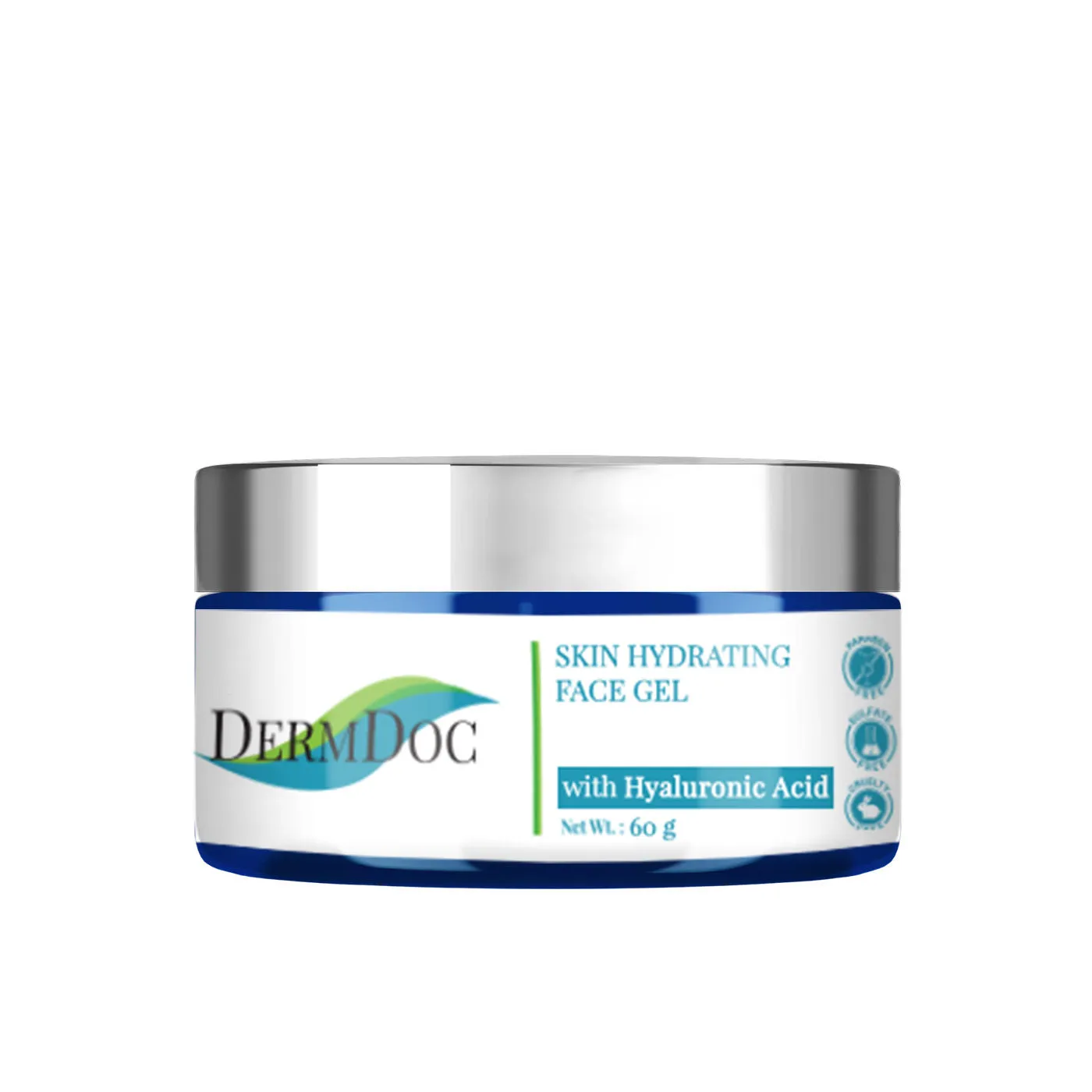 DermDoc Skin Hydrating Face Gel with Hyaluronic Acid (60 g)