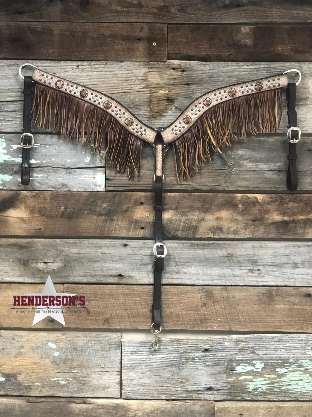 Desert Racer ~ Breast Collar W/Fringe