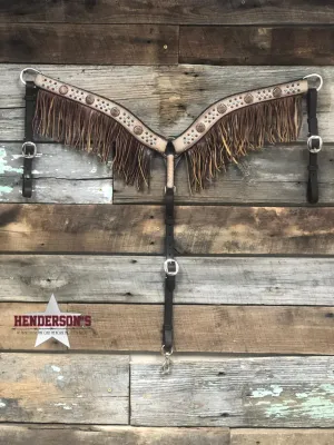 Desert Racer ~ Breast Collar W/Fringe