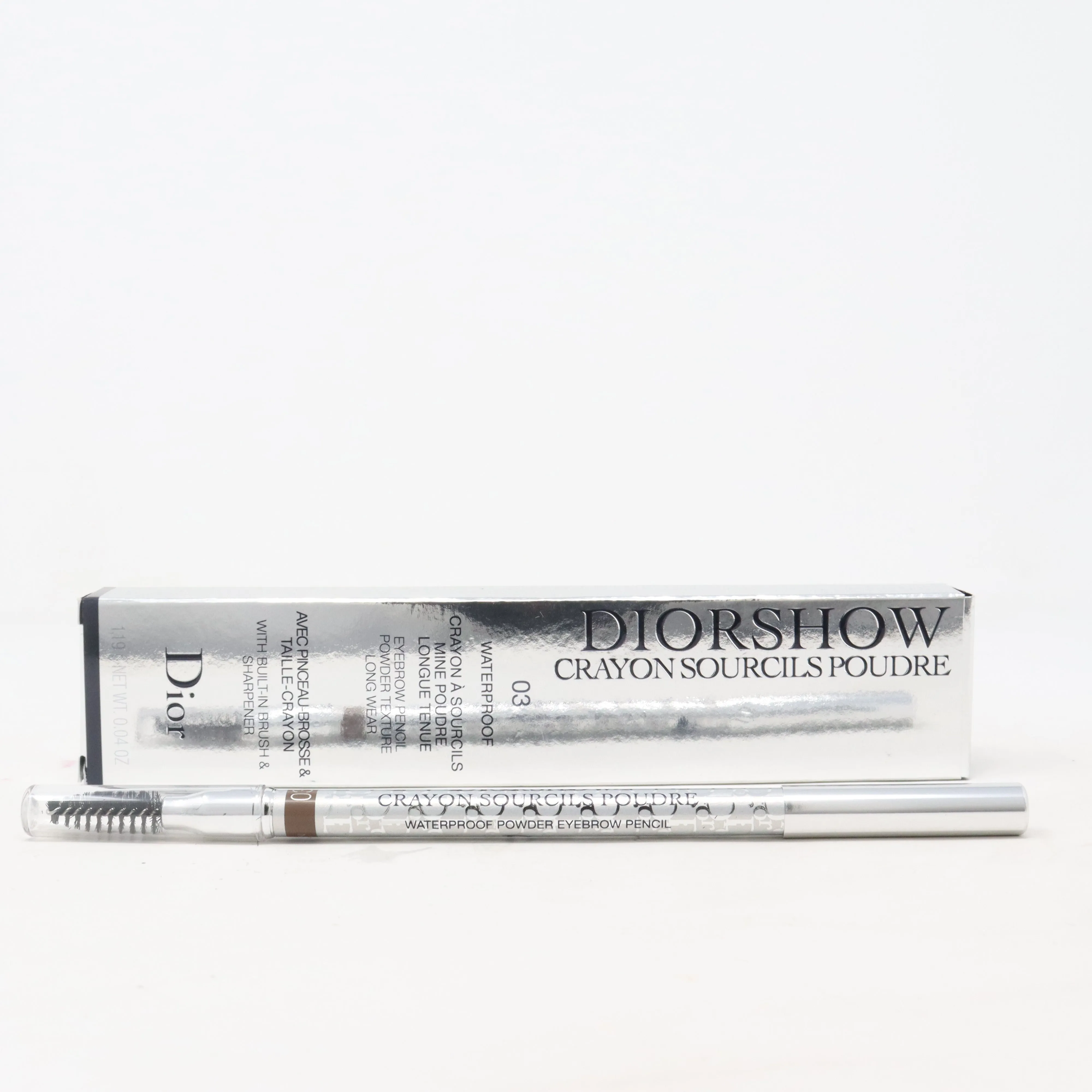 Dior Diorshow Waterproof Eyebrow Pencil  0.04oz/1.19g New With Box