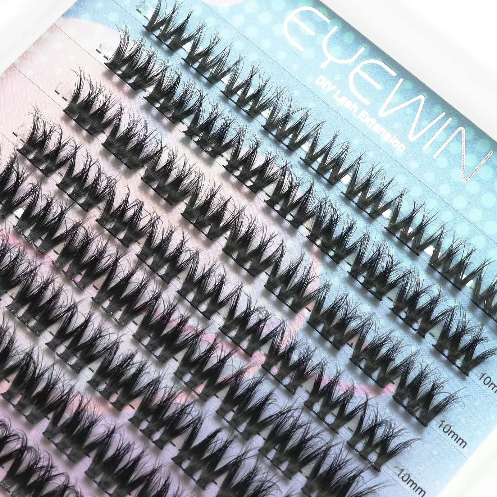 DIY Lash Extension Kits: 3D Eyelash Cluster 108pcs Individual Mix 8-16mm, C Curl Wispy Lash Clusters with 10ml Bond and Seal Waterproof, 5ml Lash Remover, Lash Tweezers lash Cluster Kit at Home.