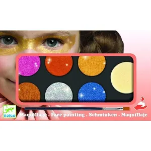 Djeco Maquillage Metallic Pallete 6 Colours
