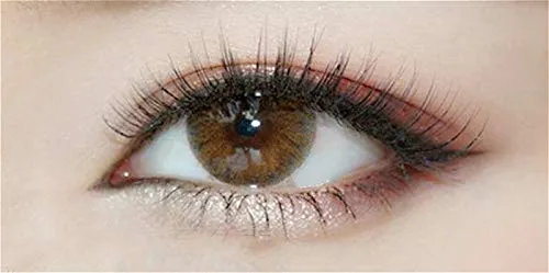 Dorisue Brown False Eyelashes for Light Hair - Natural Looking Lashes Perfect for Blonde and Fair Skin, Graduated Volume 5-10mm, 4 Pairs (E7)