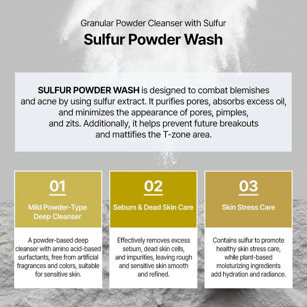 DR LAB Sulfur Powder Wash