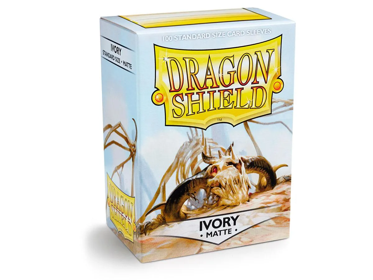 Dragon Shield Card Sleeves (Matte Ivory - 100 Standard Size)