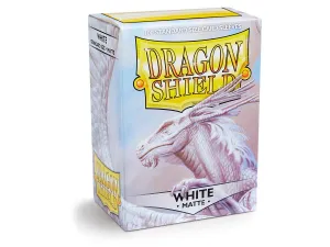 Dragon Shield Card Sleeves (Matte White - 100 Standard Size)