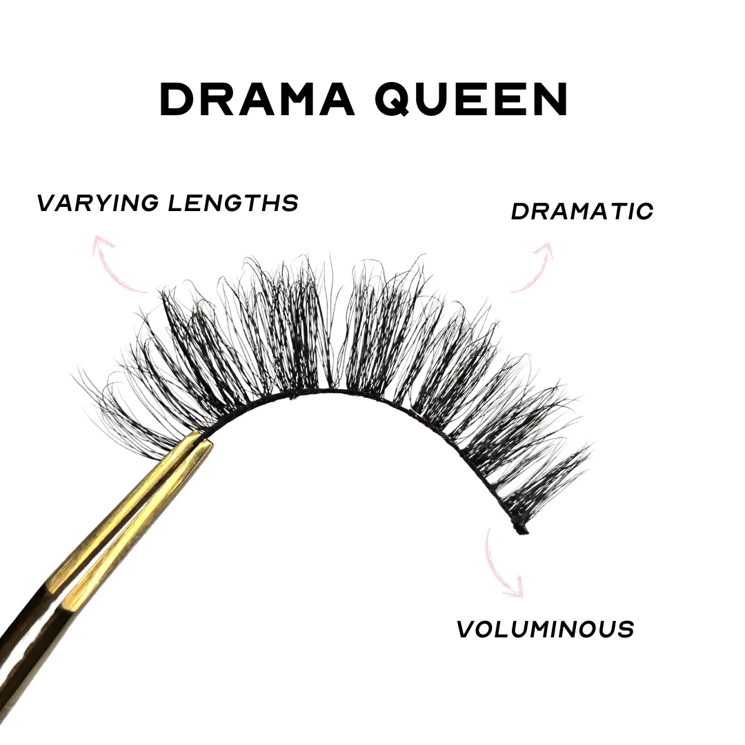 DRAMA QUEEN - Strip Lashes - Vegan False Eyelashes