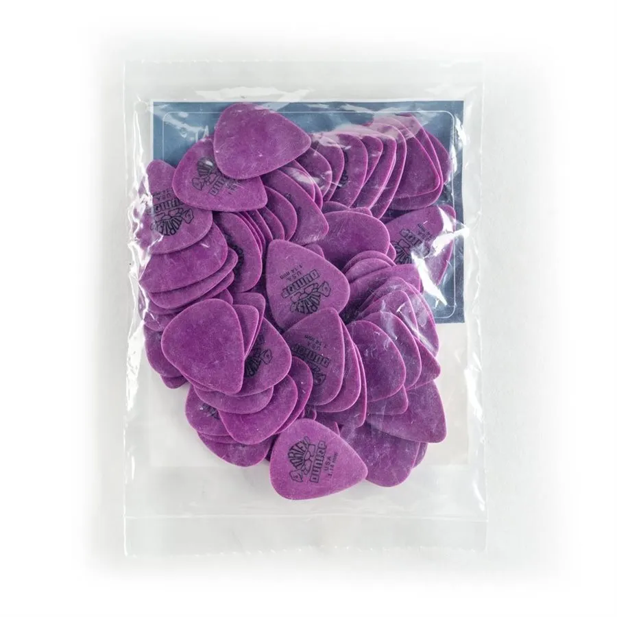 Dunlop 418R1.14 1.14mm Tortex® Standard Guitar Pick 72 Pack - Purple