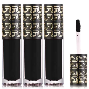 DuoZeng Matte Black Lipstick for Women,Matte Liquid Lip Gloss Long Lasting Waterproof Lip Gloss Lip Makeup Set,Non-stick Cup Non-Fading Matte Liquid Lipstick Halloween Lip Tint Lipgloss Makeup Set