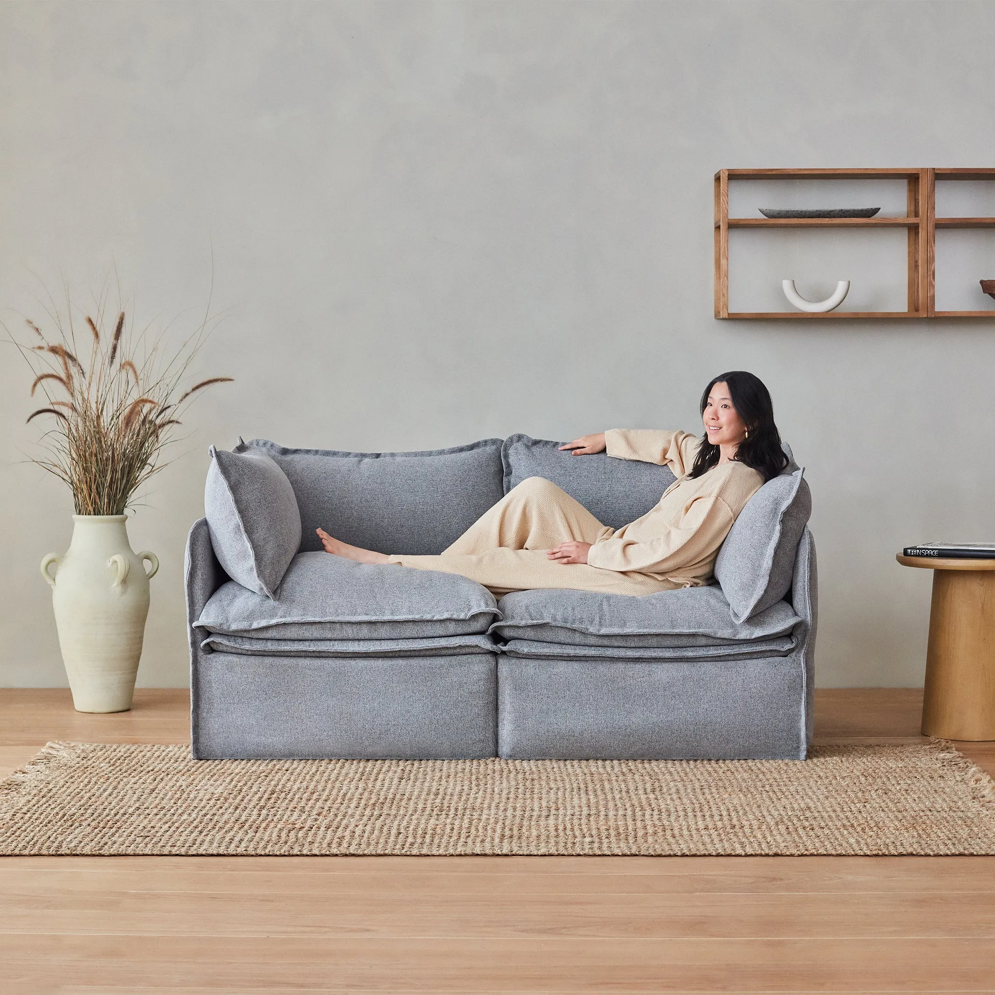 Elevate Comfort Layer for End Chair in Powder
