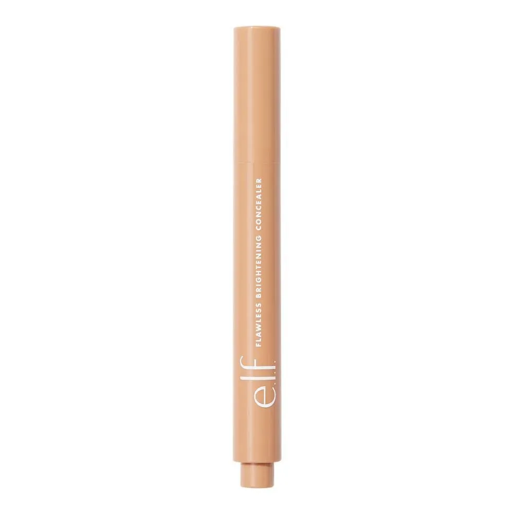 e.l.f. Flawless Brightening Concealer, Illuminating & Highlighting Face Makeup, Conceals Dark Under Eye Circles, Tan 48 N, 0.07 Fl Oz