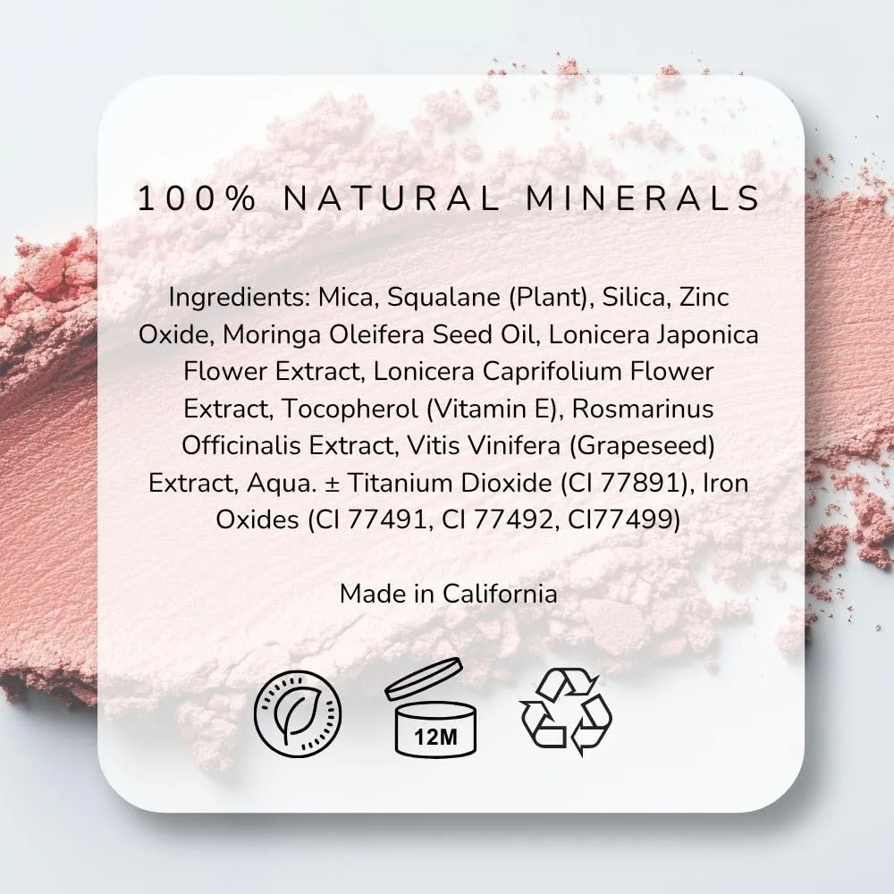 Emani Blush & Bronzer - Natural Mineral Pressed Bronzer for Face - Radiant Skin Blush for Sun Kissed Glow, All Skin Types including Sensitive Skin, Copacabana