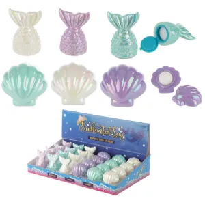 Enchanted Seas Mermaid Tail and Clam Shell Lip Balm