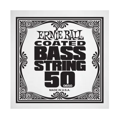 Ernie Ball 0650EB .050 Single Coated Nickel Wound Electric Bass String