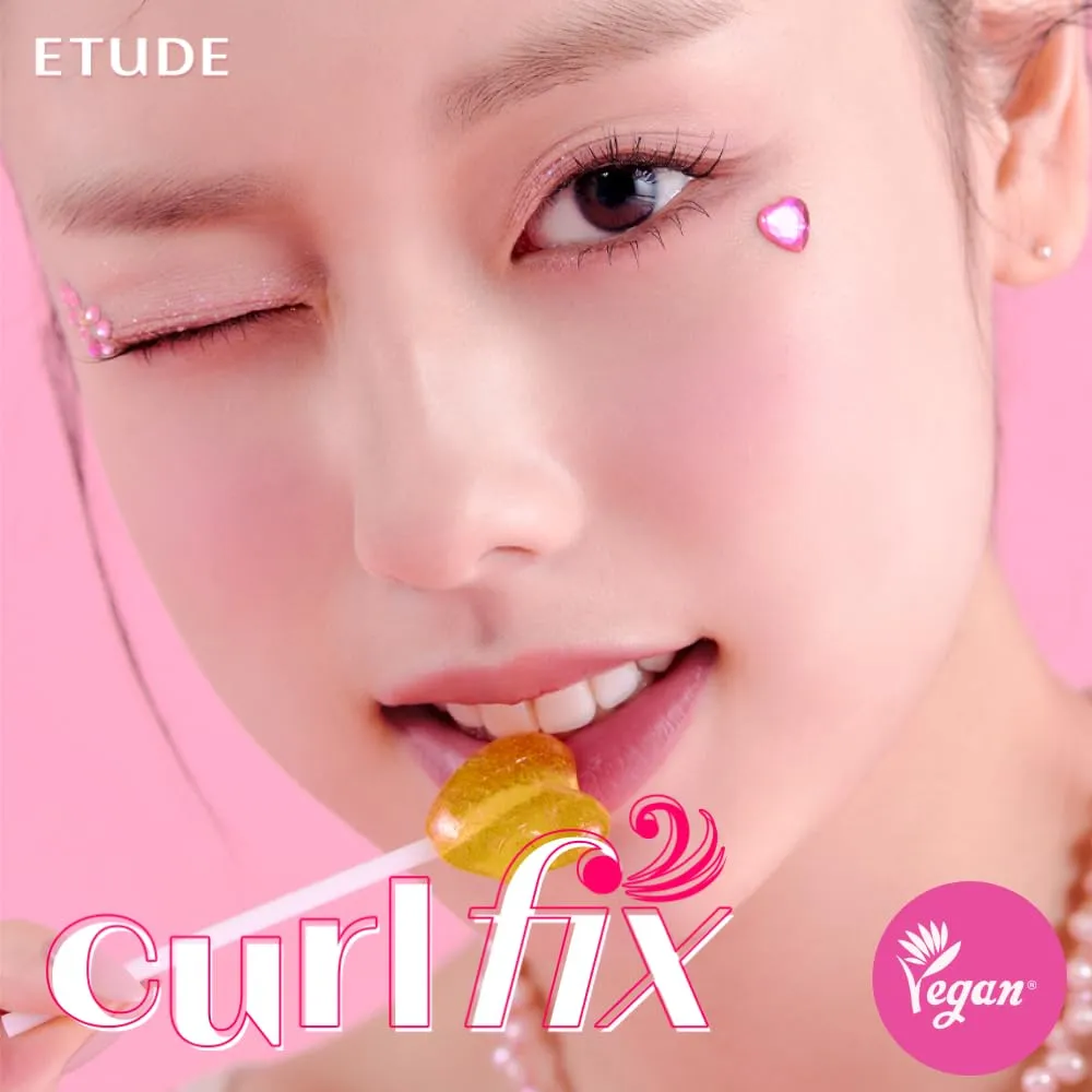 ETUDE Curl Fix Mascara #3 Grey Brown New | A curl fix mascara that keeps fine eyelashes powerfully curled up for 24 hours by ETUDE's own Curl 24H Technology