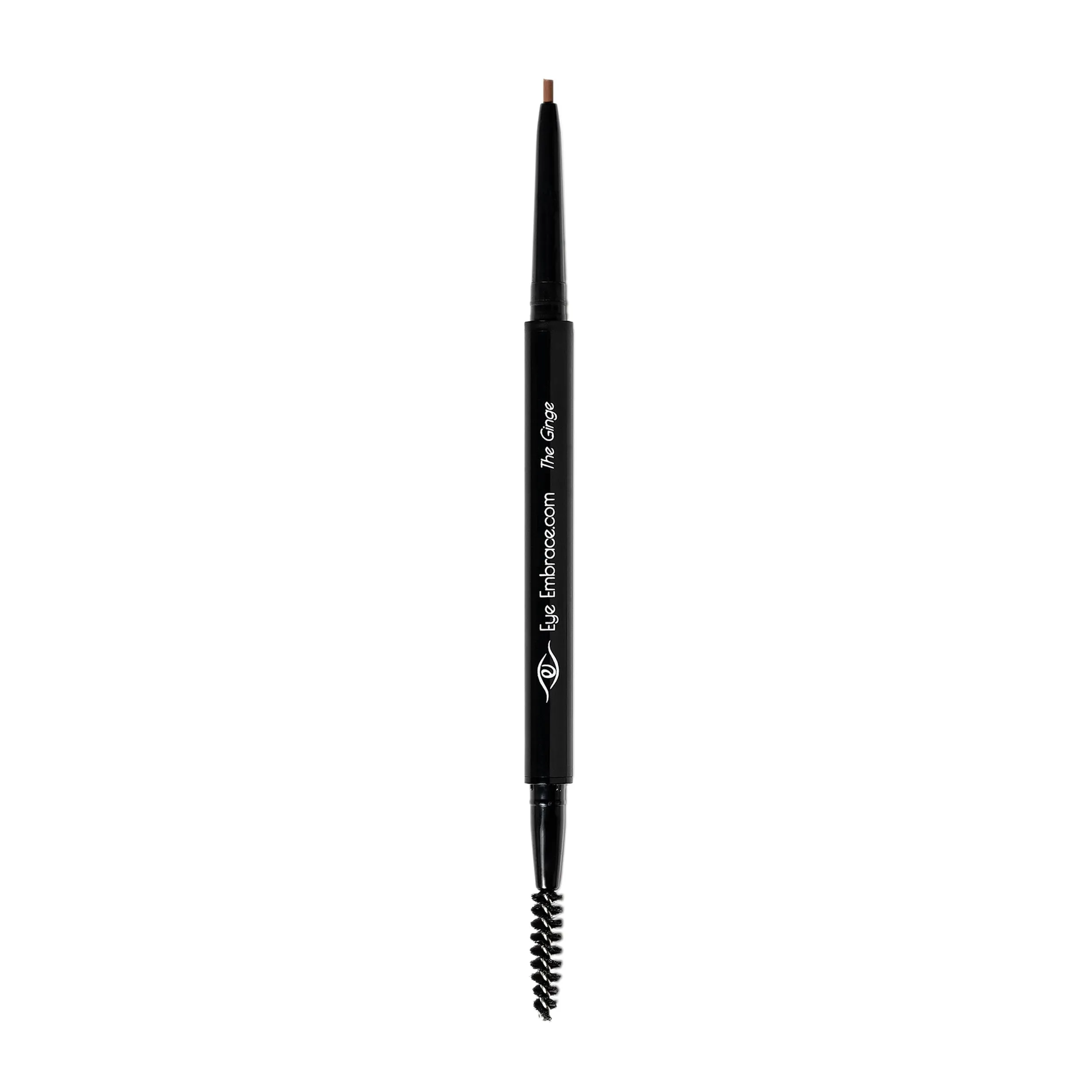 Eye Embrace Micro Tip Pen: Ultra-Fine Micro Eyebrow Pencil – Waterproof, Double-Ended Automatic Micro-Tip & Spoolie Brush, Cruelty-Free (The Ginge auburn red)