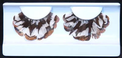 Eyelashes: Multi Feather Fantasy with Adhesive