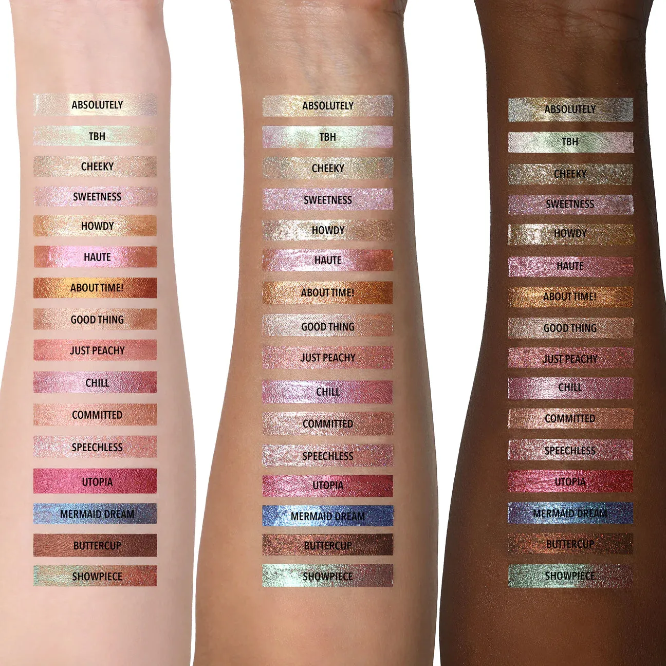 Eyes-MOIRA DLS027 Diamond Daze Liquid Shadow -Just Peachy (3pc bundle, $3.50 each)