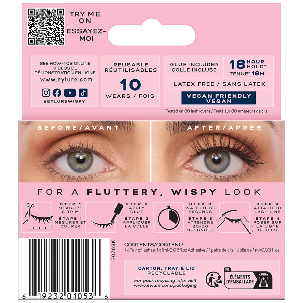 Eylure Light & Wispy Lashes - 162 (Shorter Lash Band)