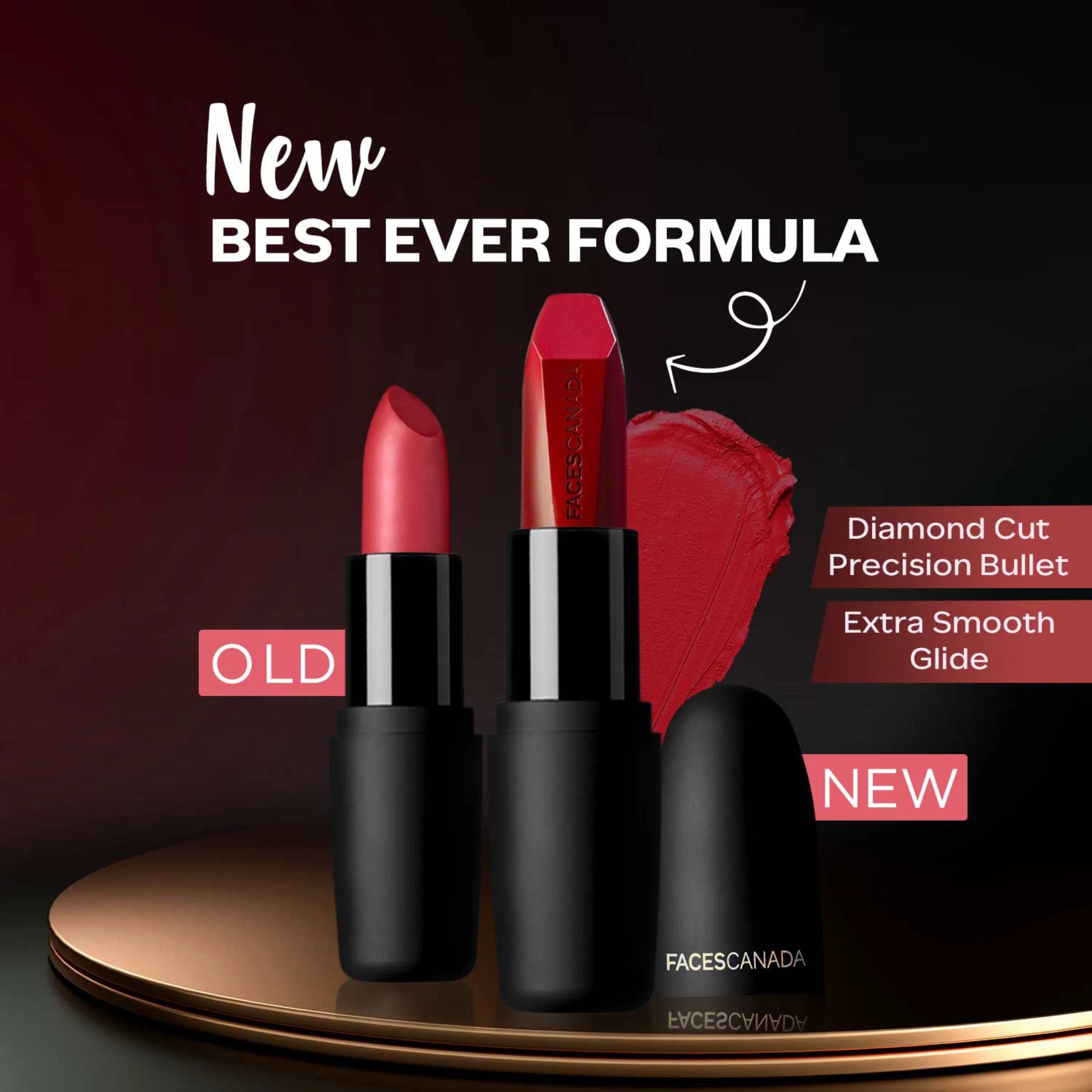 Faces Canada Weightless Matte Lipstick | Jojoba and Almond Oil enriched | Highly pigmented | Smooth One Stroke Weightless Color | Keeps Lips Moisturized | Shade - Forsake Beauty 4g