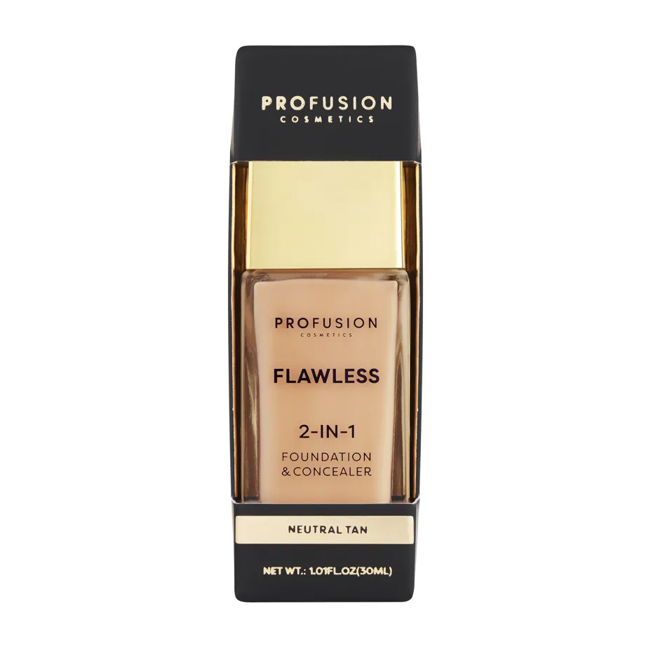 FLAWLESS 2-IN-1 FOUNDATION AND CONCEALER