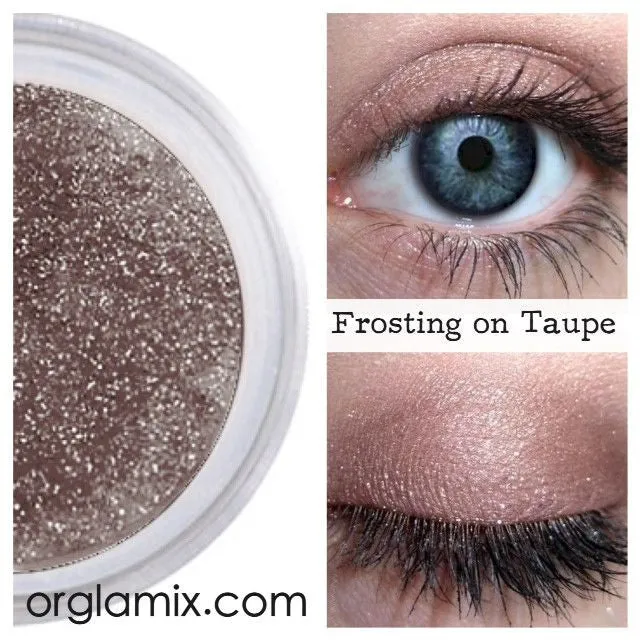 Frosting on Taupe Eyeshadow