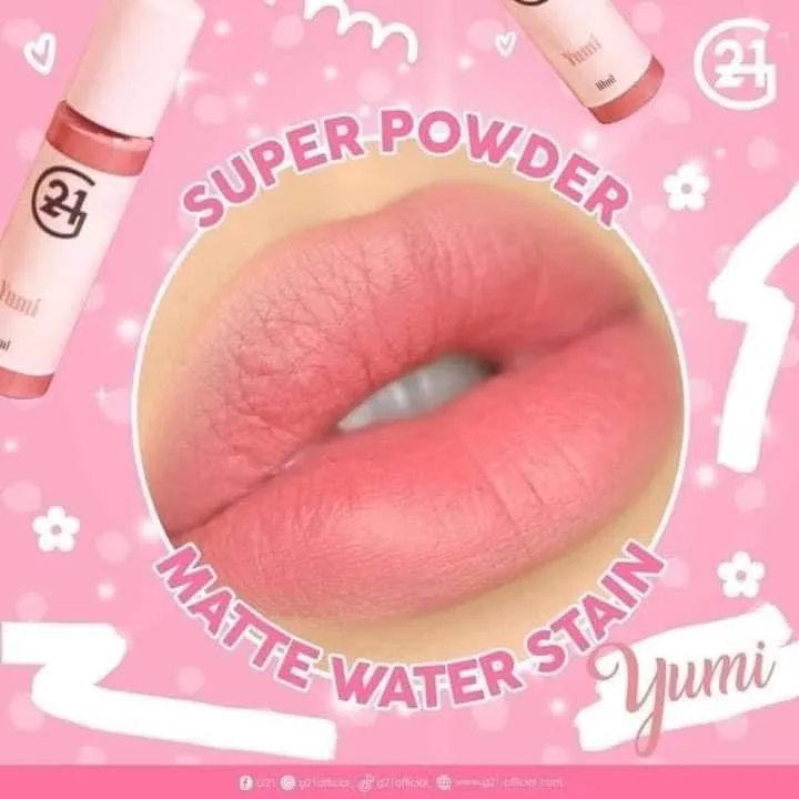 G21 Super Powder Matte Stain - Lip and cheek Tint