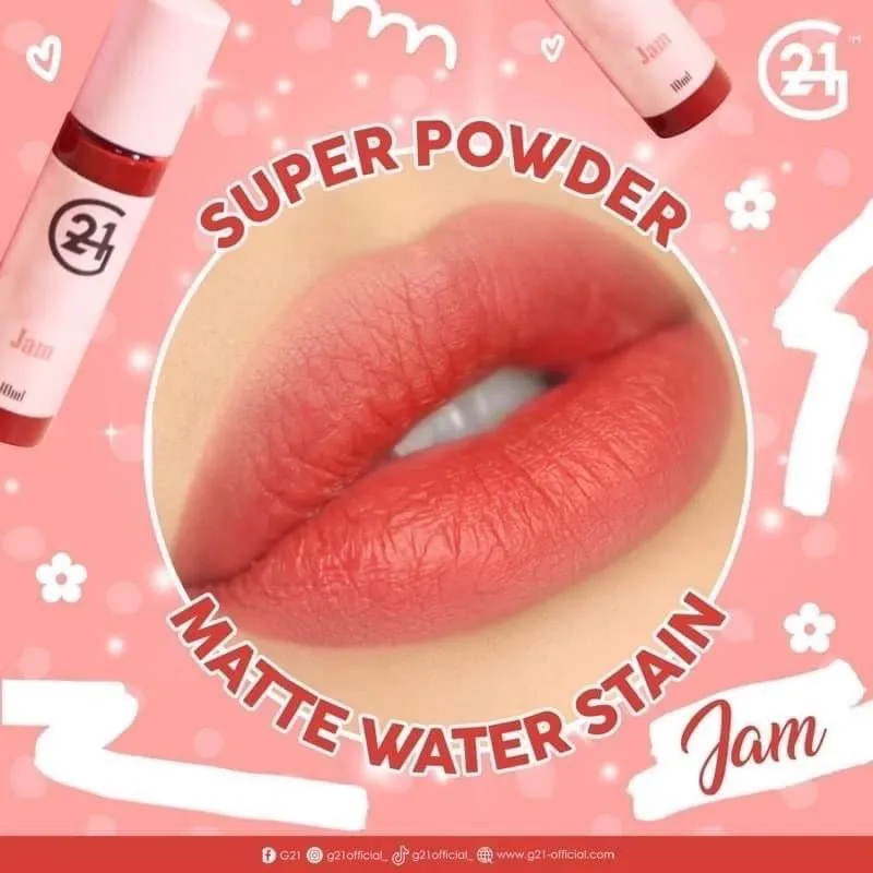 G21 Super Powder Matte Stain - Lip and cheek Tint