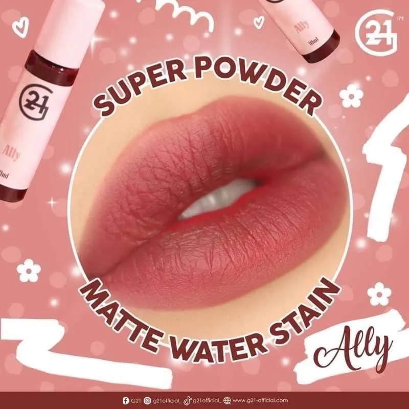 G21 Super Powder Matte Stain - Lip and cheek Tint