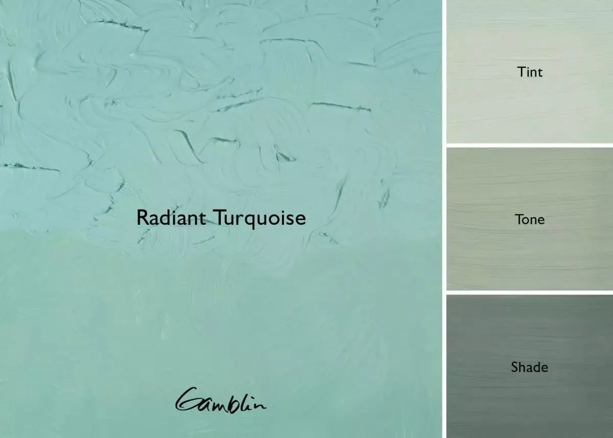 Gamblin Artist's Oil Colors Radiant Turquoise 37 ml