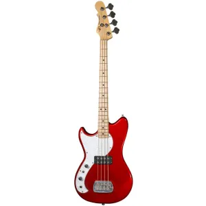 G&L Tribute Series FALLOUT 30" Short Scale Electric Bass LEFTY - Candy Apple Red
