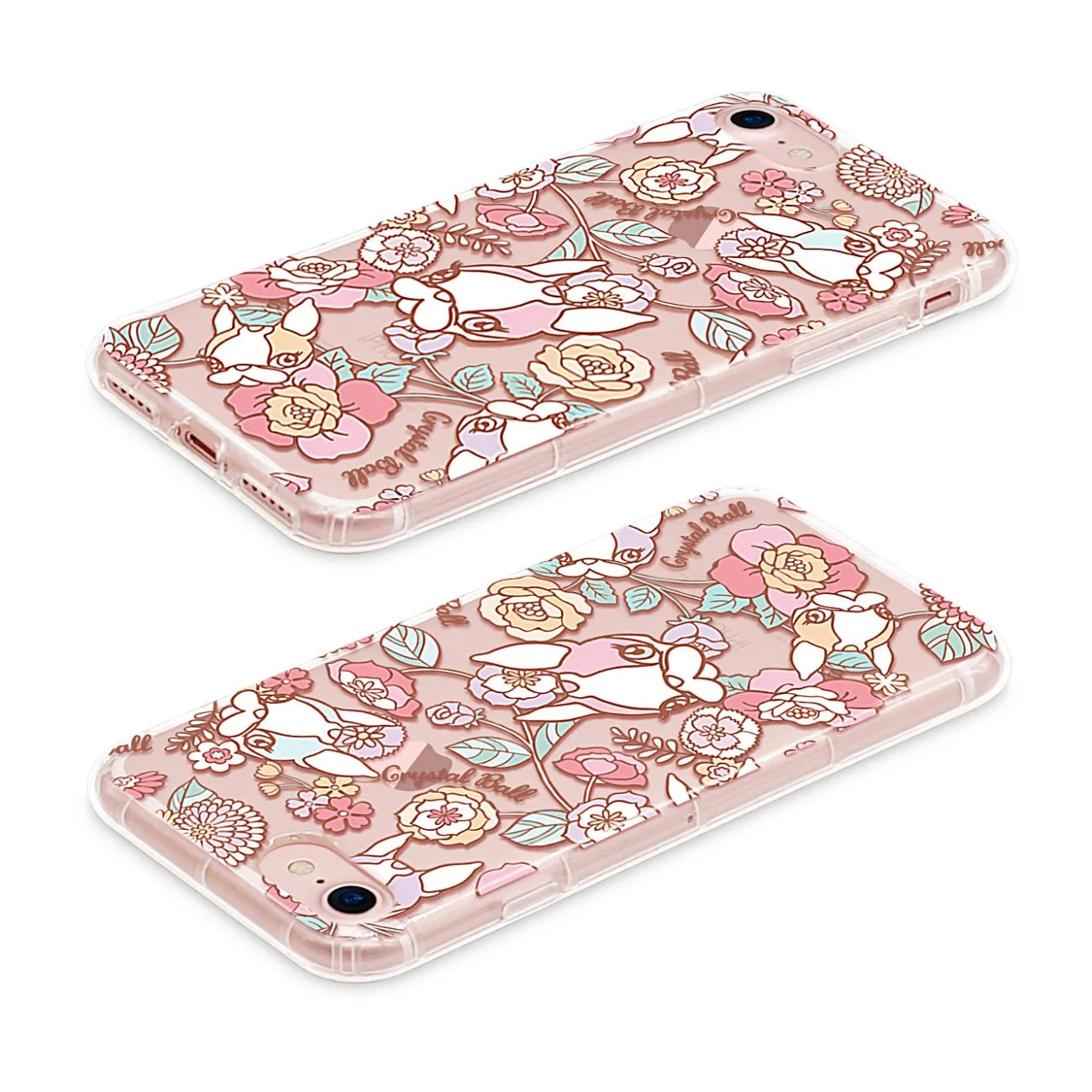 GARMMA Crystal Ball Air Cushion Soft Back Cover Case for Apple iPhone