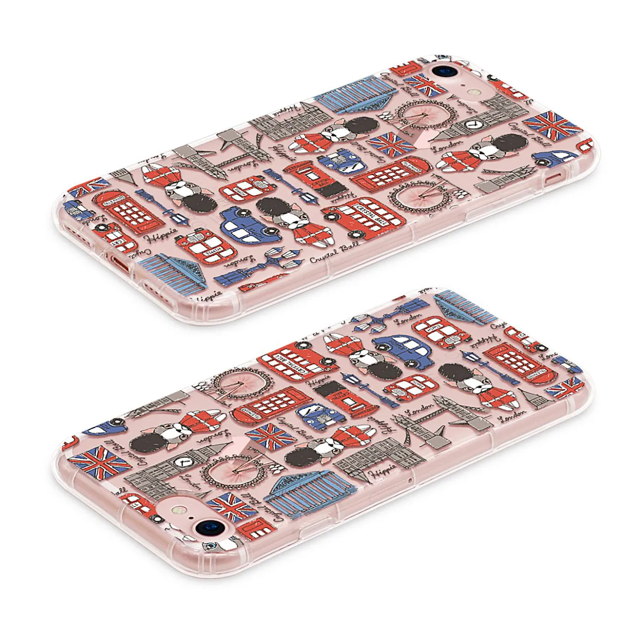 GARMMA Crystal Ball Air Cushion Soft Back Cover Case for Apple iPhone
