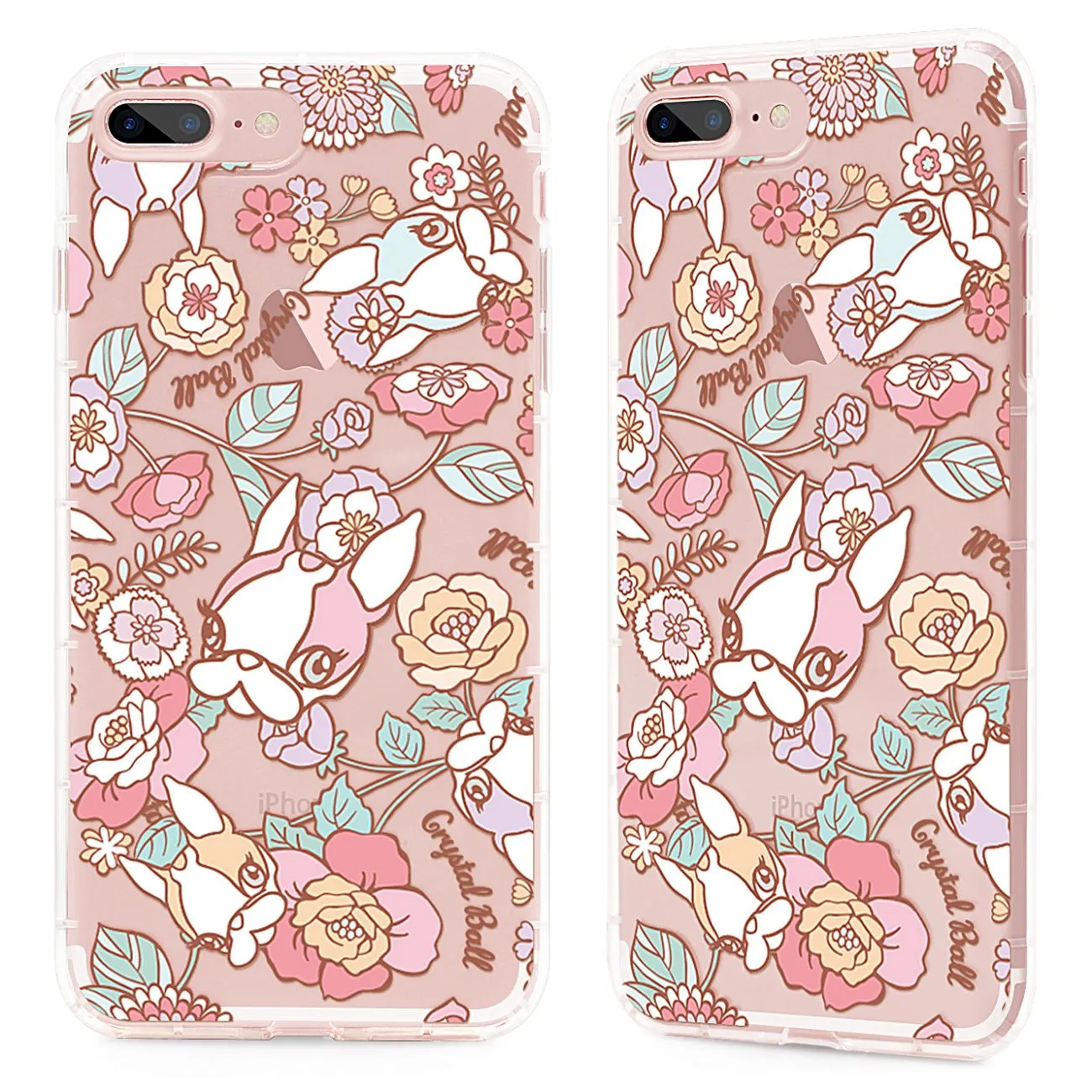 GARMMA Crystal Ball Air Cushion Soft Back Cover Case for Apple iPhone