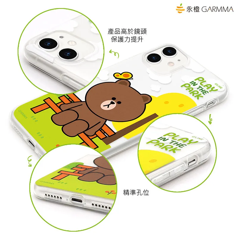 GARMMA Line Friends Air Cushion Shockproof Soft Back Cover Case