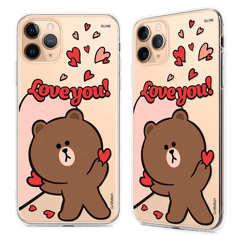 GARMMA Line Friends Air Cushion Shockproof Soft Back Cover Case