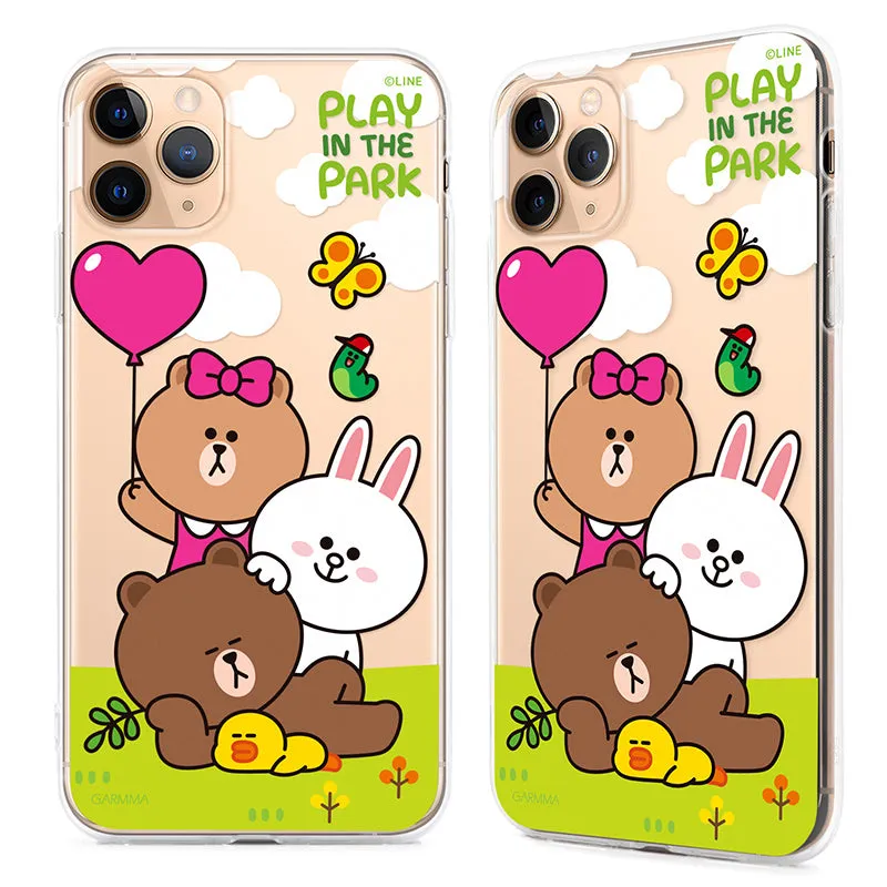 GARMMA Line Friends Air Cushion Shockproof Soft Back Cover Case