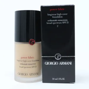 Giorgio Armani Power Fabric Longwear Foundation  1oz/30ml New With Box