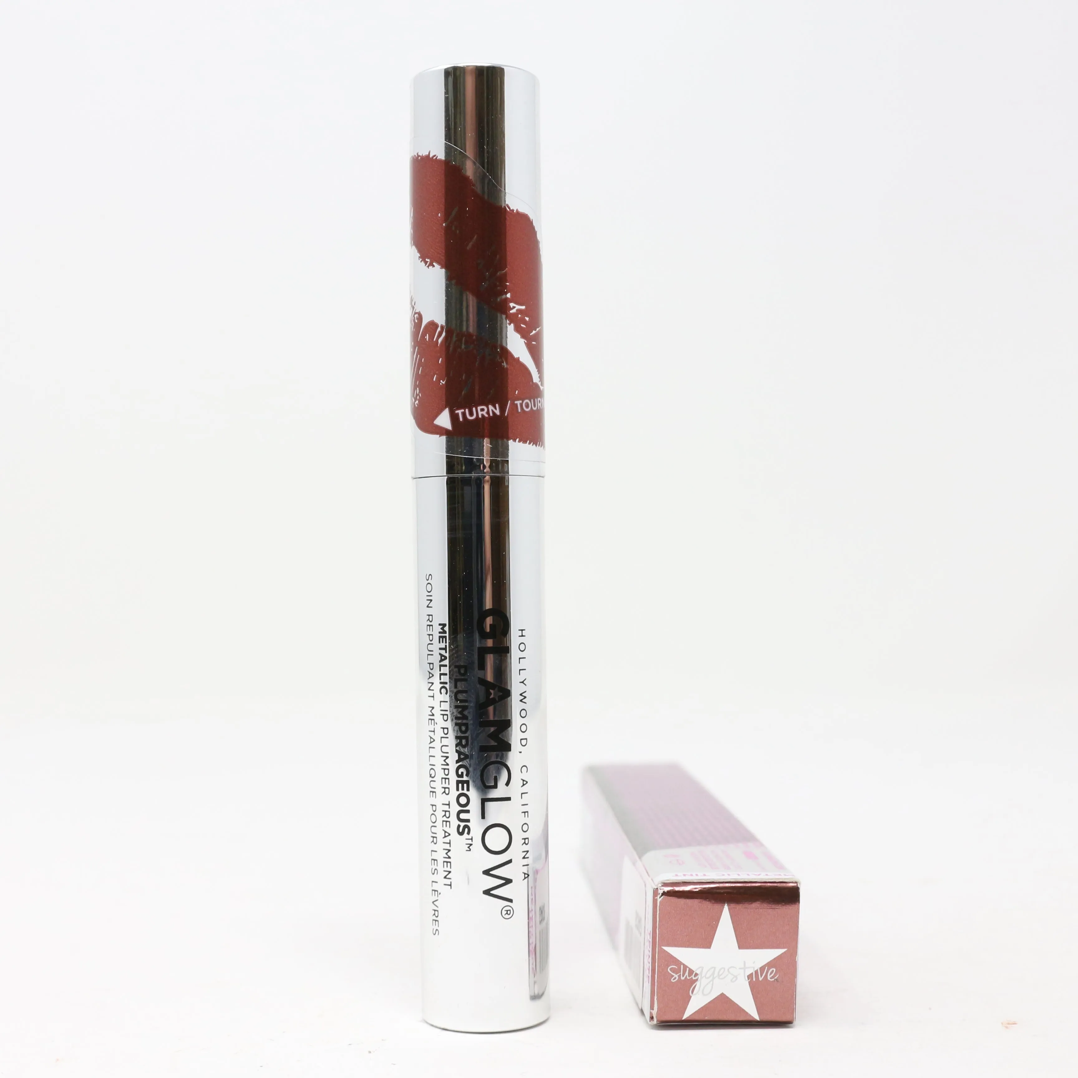 Glamglow Plumprageous Metallic Lip Plumper Suggestive 0.12oz/3.8ml New In Box