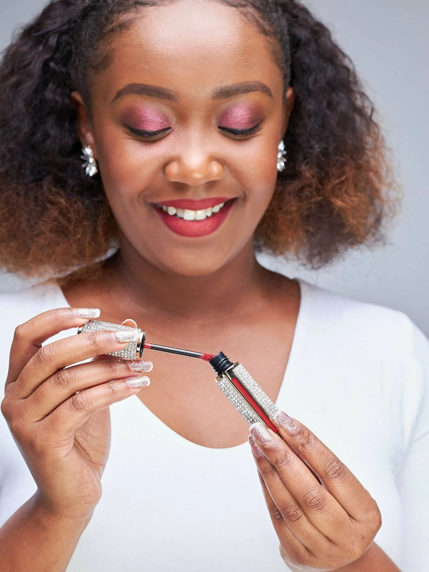 Glamour Queen Crazy In Love Lipstick - Pearl Red