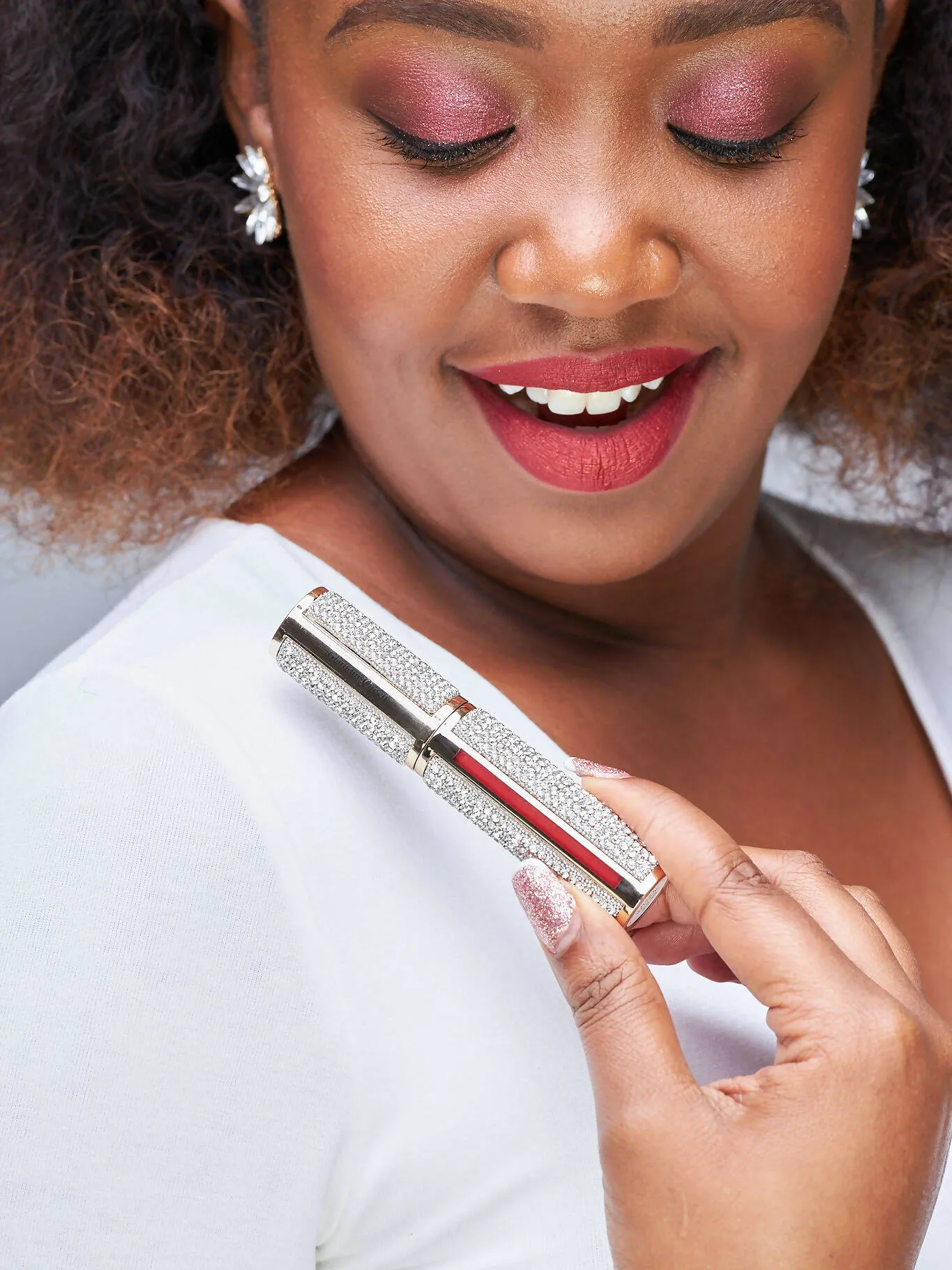 Glamour Queen Crazy In Love Lipstick - Pearl Red