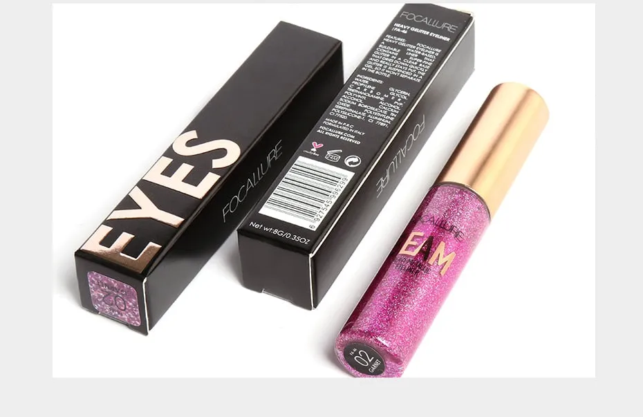 Glitter Liquid Makeup, Colored Sparkles Professional High-Quality Waterproof Eyeliner