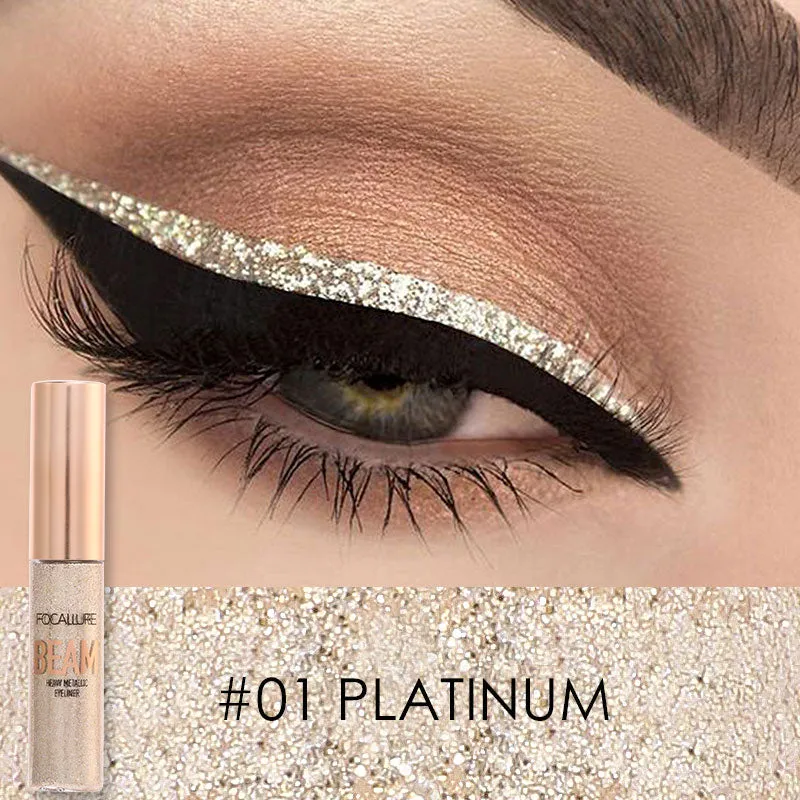 Glitter Liquid Makeup, Colored Sparkles Professional High-Quality Waterproof Eyeliner